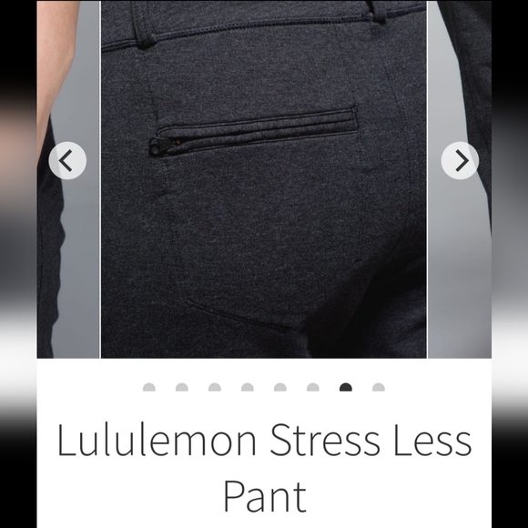 Lululemon stress less pant..8 deep navy - Picture 8 of 11